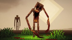 Очень страшная сборка из 3 хоррор монстров в Майнкрафт!