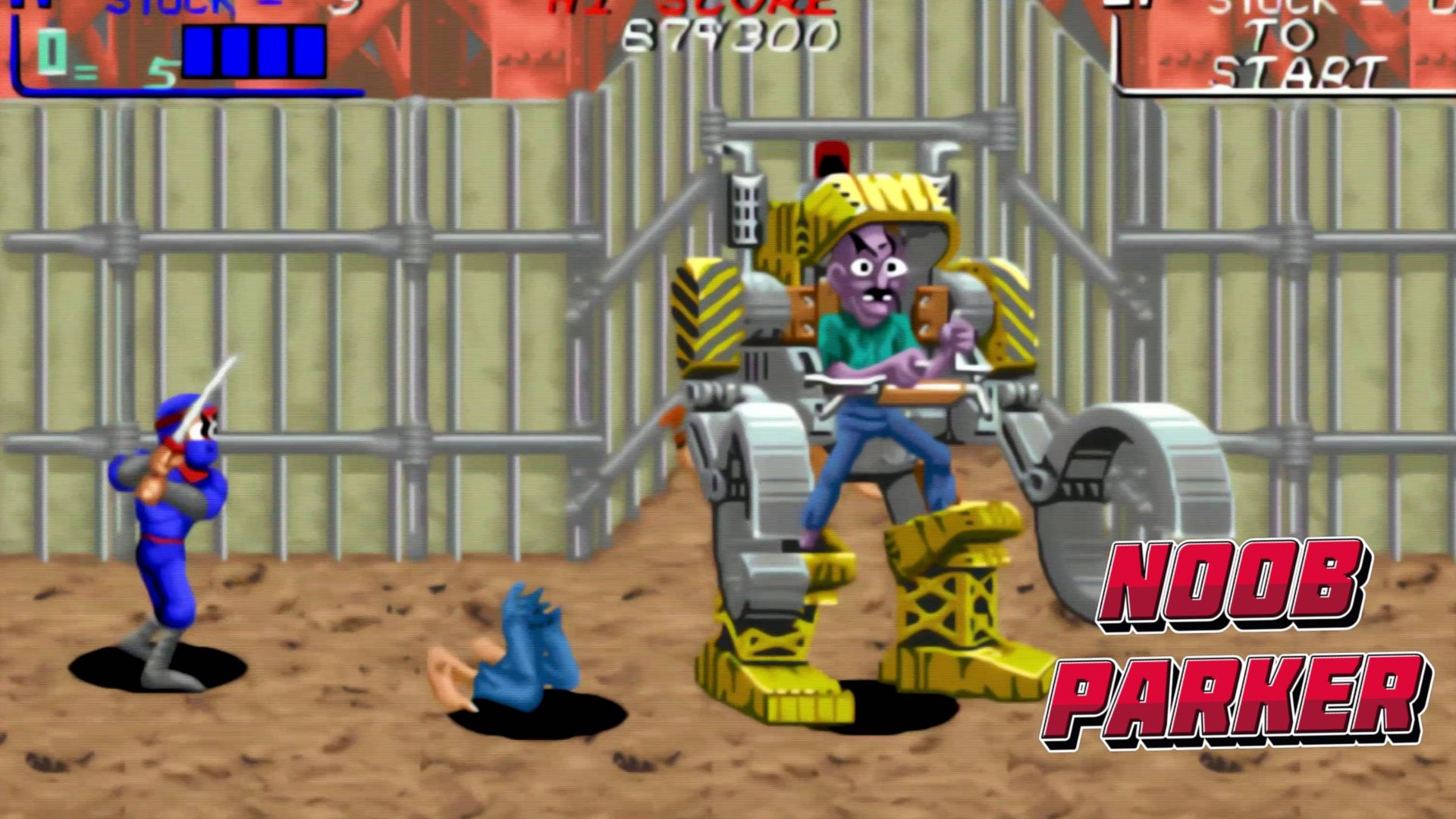 The Ninja Kids - HANZO - 1990 4K ретро аркада