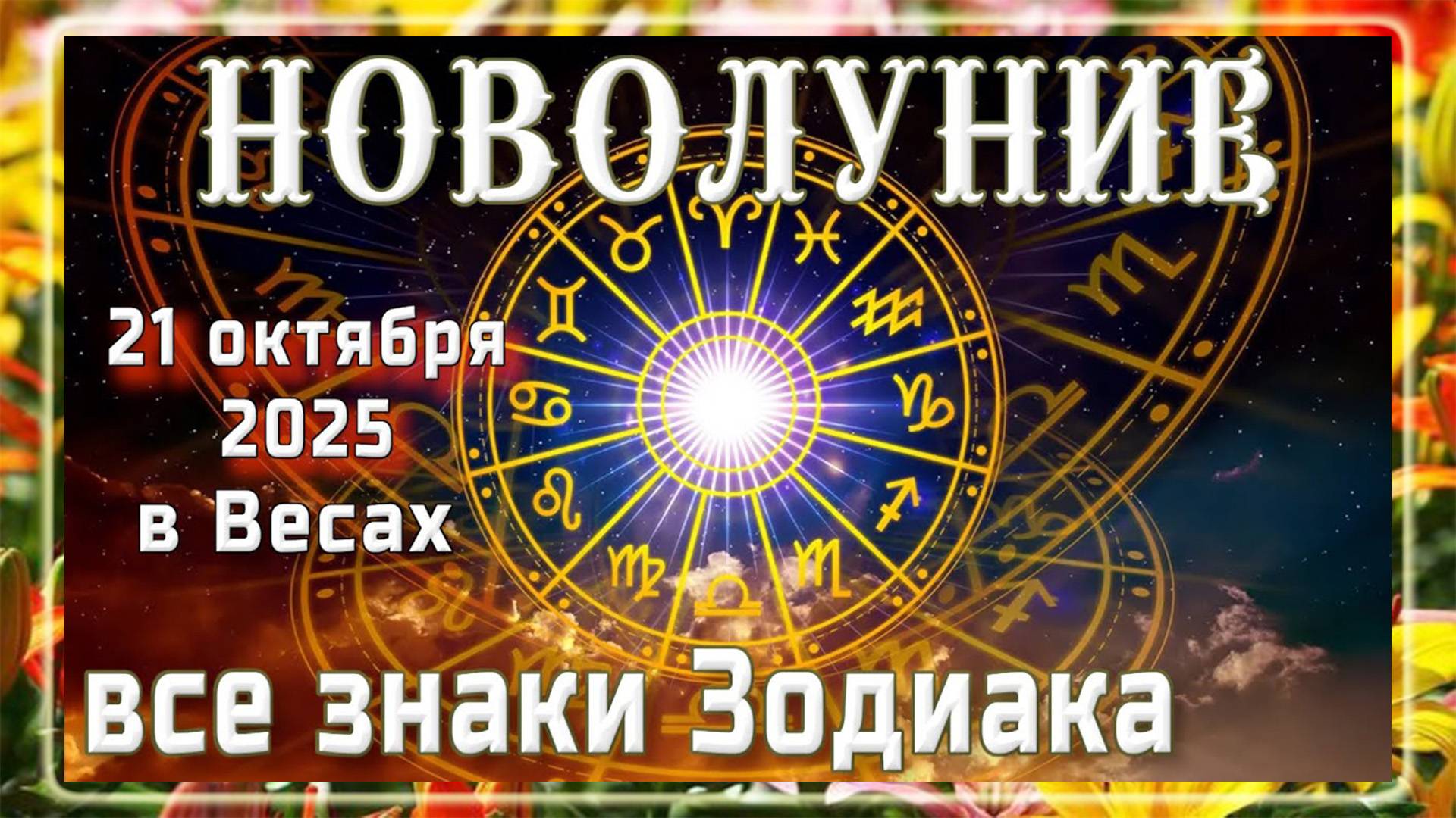 НОВОЛУНИЕ 21 ОКТЯБРЯ ГОДА В ВЕСАХ! ЧТО ПРИНЕСЁТ ВСЕМ ЗНАКАМ ЗОДИАКА? смотреть онлайн