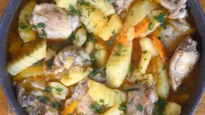 Жаркое с Курицей и картошкой