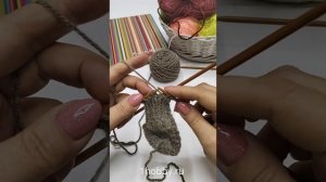 Убавки при круговом вязании в резинке 1х1