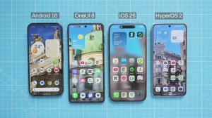 OneUI 8 vs. iOS 26 vs. Android 16 vs. HyperOS!