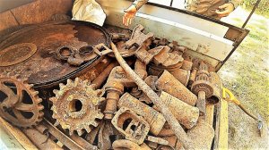 ОХхх...Искал металл а нашёл латунный хеле верке! Коп металлолома вот это копнул.