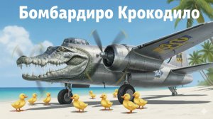 Бомбардиро Крокодило/ ПЕСНЯ КЛИП про  Bombardiro Crocodilo БРЕЙНРОТЫ Итальянские мемы