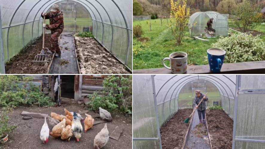 ВСЁ, ТЕПЛИЦА ГОТОВА К НОВОМУ СЕЗОНУ. А Я В САРАЙ ЗА КНИЖКОЙ. смотреть онлайн