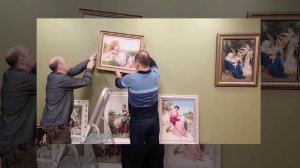 Подготовка выставки в Галерее ВДОХНОВЕНИЕ 2025