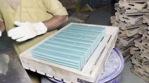 Процесс изготовления хозяйственного мыла. Пакистан