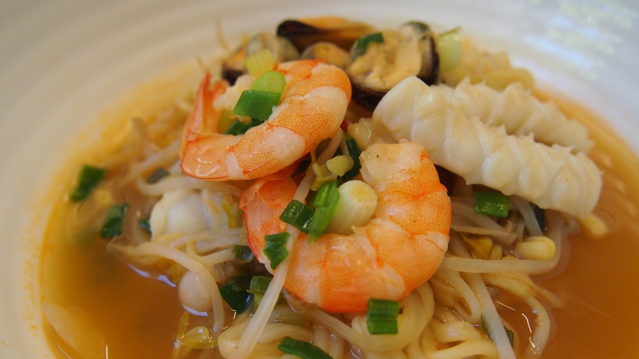 50 оттенков рамёна: выпуск #7 Хэмуль рамён (해물 라면) рамён с морепродуктами.