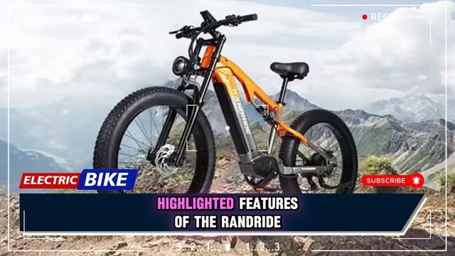 RANDRIDE YX80 Electric Bike 1500W Motor 48V 23AH 960WH Battery Adult E-City Electric Bike смотреть онлайн