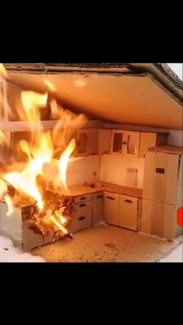 Пожар на кухне! #пожар #разрушения #симуляция