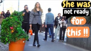 BUSHMAN PRANK_ SHE DOES NOT LIKE 👍 ME AFTER !! #fun#funny#comedy#prank