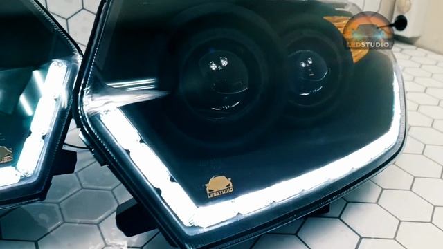 УАЗ Патриот тюнинг фары! смотреть онлайн