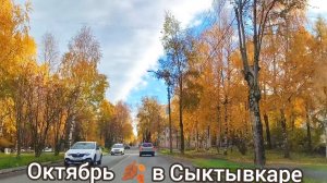 Осень в Сыктывкаре .