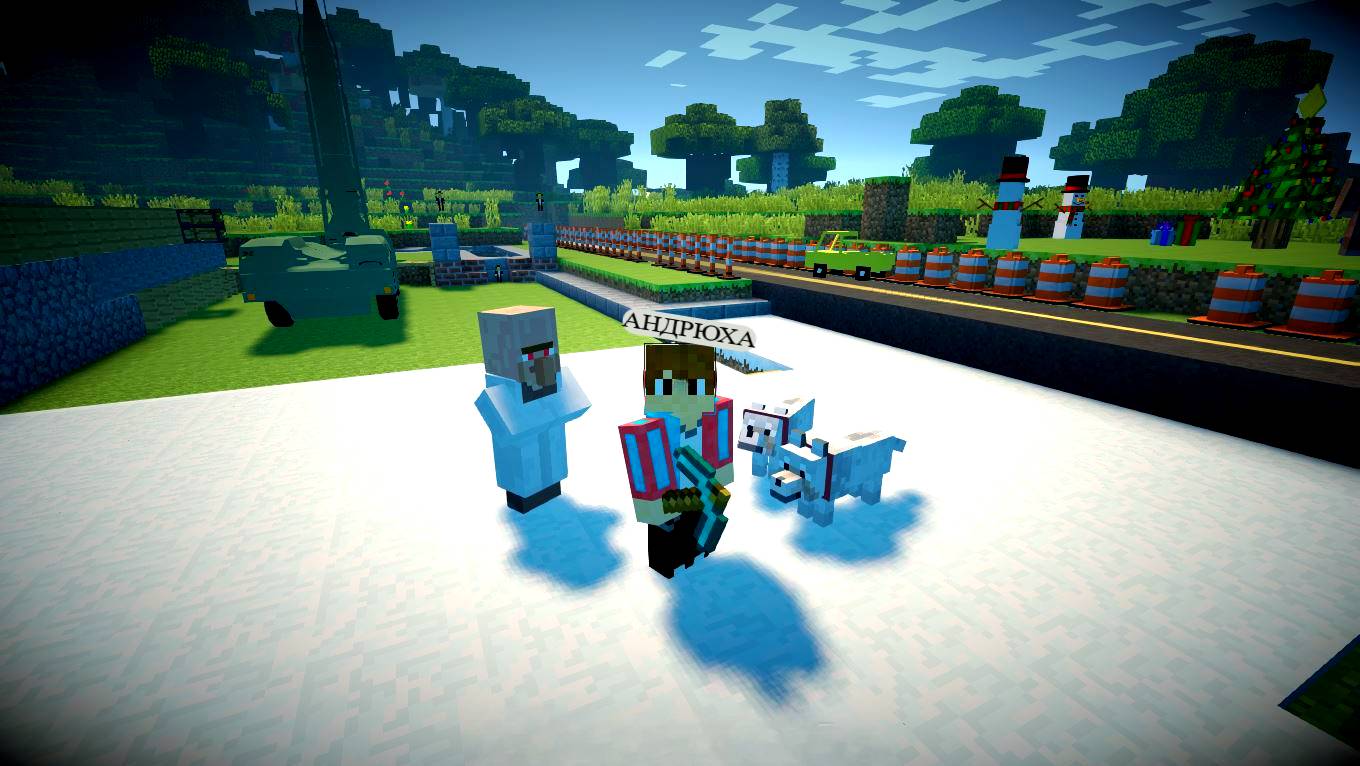 Житель деревни никак не подозревал, что Новый год уже близко! в майнкрафт |Андрюха Minecraft смотреть онлайн