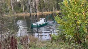 Мини земснаряд Dragmax S спуск на воду