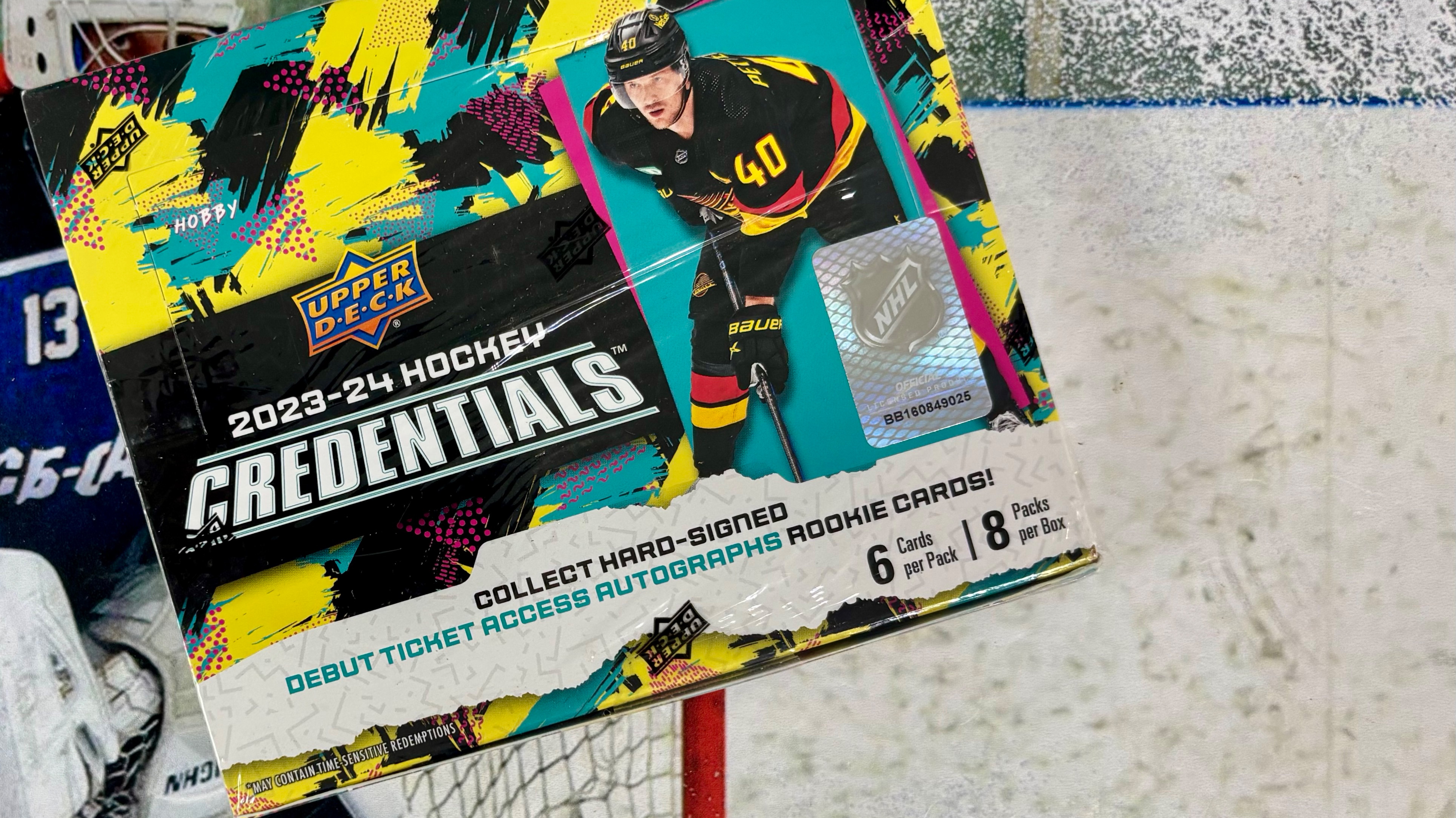 Бокс-Брейк Hobby Box 2023/24 Hockey Credentials #5_Аукцион (завершающий) смотреть онлайн