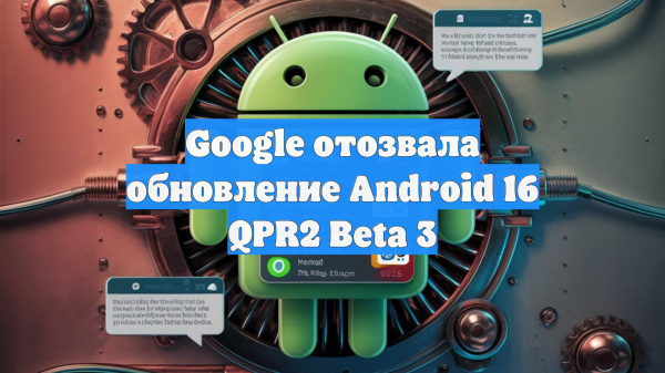 Google отозвала обновление Android 16 QPR2 Beta 3
