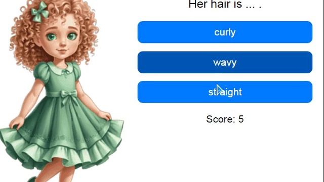 Интерактивный тренажёр по теме "Appearance" смотреть онлайн