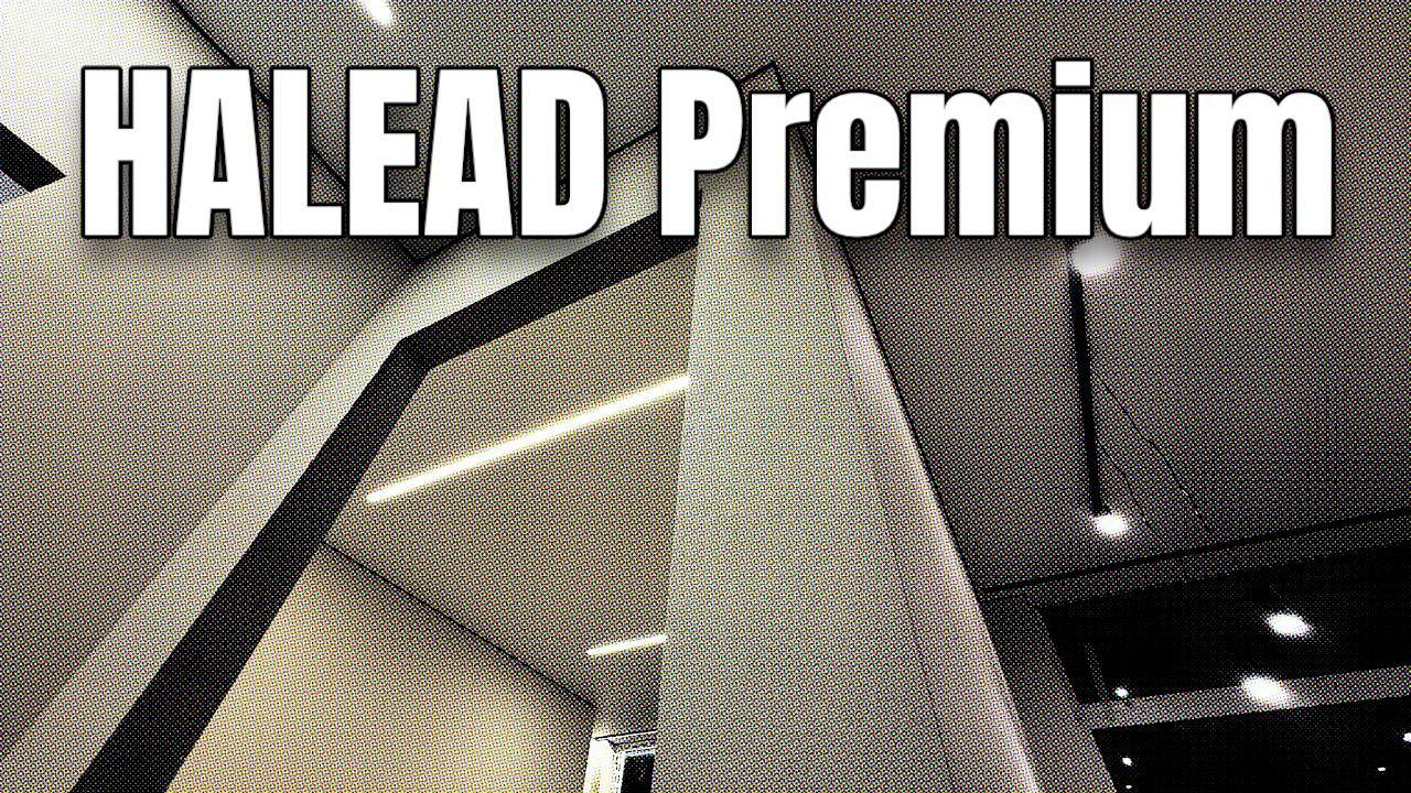HALEAD Premium завершенный монтаж натяжного потолка смотреть онлайн