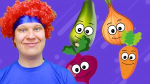 Детская песенка про фрукты и овощи 🥕🍌Развивающая и обучающая мультик песенка для малышей. Сборник