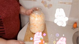 Квашеная капуста в рассоле. Очень вкусная.