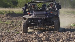 Тактическая машина Тракар на полигоне