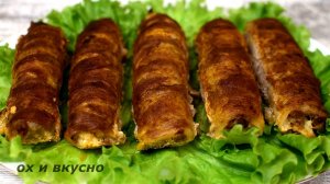 Потрясающе вкусные мясные рулеты с грибами и сыром на праздничный стол.