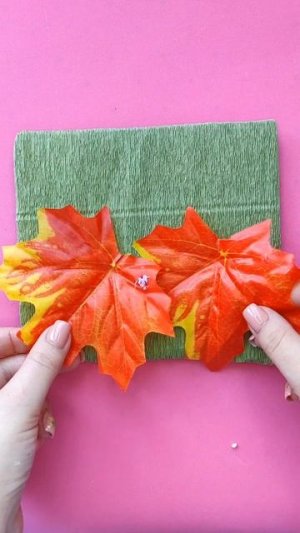 Осенняя поделка из пластикового стаканчика