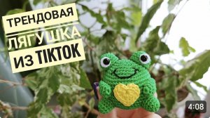 Лягушка крючком