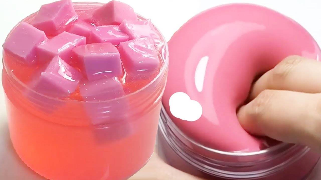 Слайм без клея и тетрабората. Слайм из шампуня и пластилина смотреть онлайн