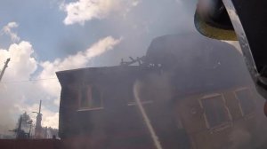 #73. Горят два садовых дома. Пожар - горе / Two garden houses are burning. Fire - grief