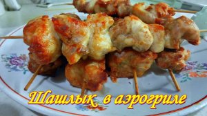 Шашлык в аэрогриле. Лучший маринад для курицы