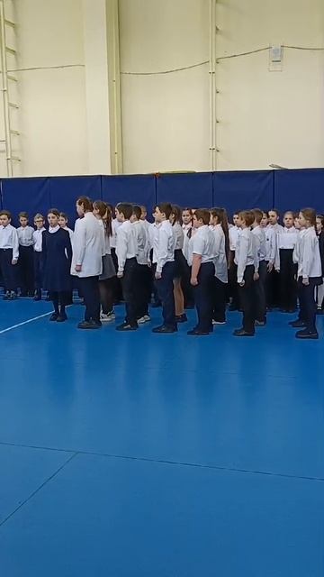 выступление маршерования 5 классов