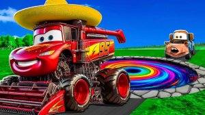 Машинки летают и прыгают! Развивающие мультики Машины помощники. Мультфильмы про машинки