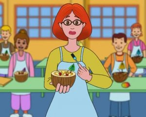 Spotlight 4 - Module 3, Unit 5a - Dialog - p.43 - Pirate's fruit salad!