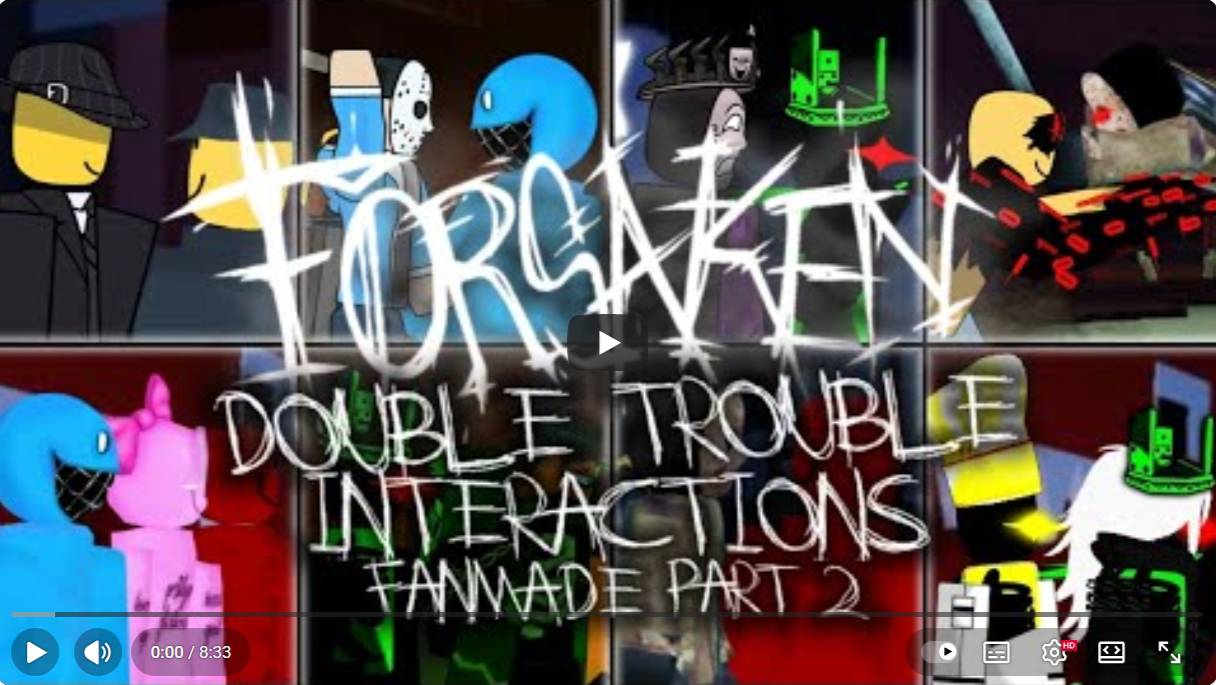 FORSAKEN Fanmade Double Trouble Interactions animated PART 2 смотреть онлайн
