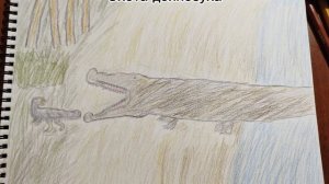 Палеоарт по запросу Овсянки "Охота дейнозуха"!!!