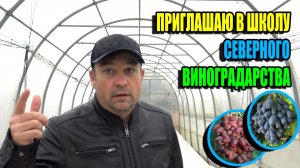 ПРИГЛАШАЮ В ОНЛАЙН-ШКОЛУ СЕВЕРНОГО ВИНОГРАДАРСТВА.