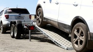 Курганский прицеп-эвакуатор. Перевозка легковых атвомобилей.