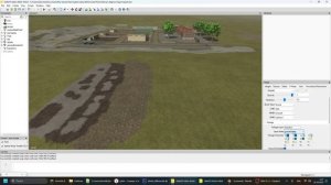 Работа с текстурой дороги и растений в GIANTS Editor 10.0.8