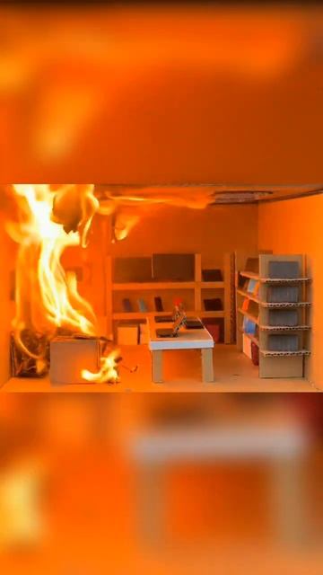 Пожар в магазине электроники!  #электроника #пожар #макет