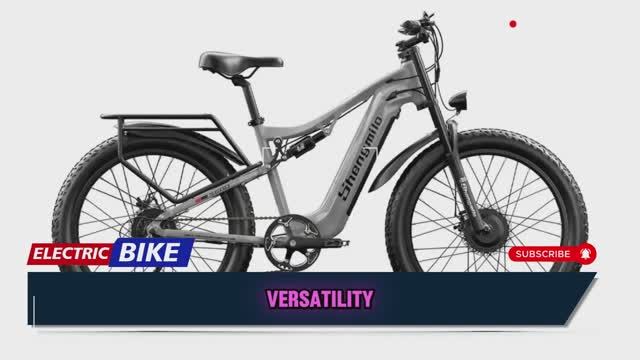 Shengmilo S600 Electric Bike 2000W Dual Motor 48V 17.5AH Battery 26 Inch Wide Tyre Electric Bike
