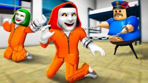 Побег из тюрьмы Криминала Джей Джея и Майки! Анимация Роблокс