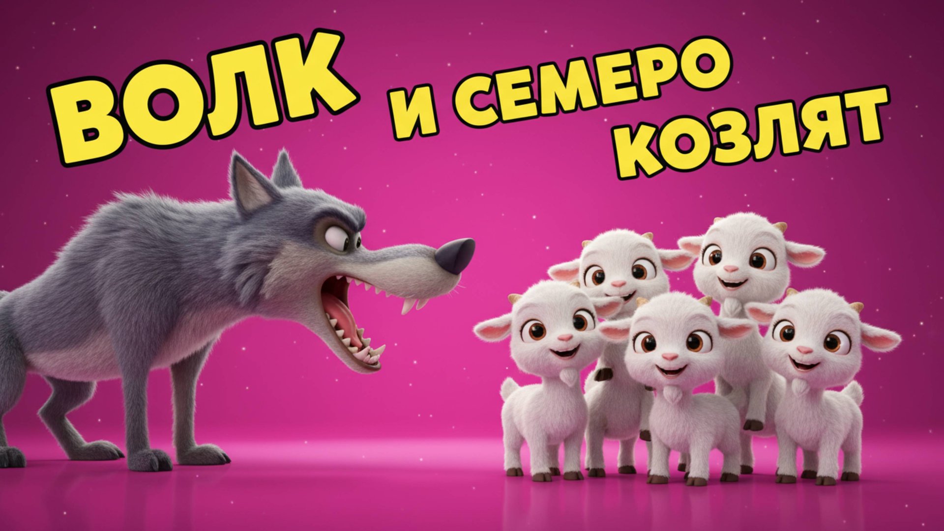 ВОЛК И СЕМЕРО КОЗЛЯТ 🐺 СКАЗКА ДЛЯ ДЕТЕЙ | МУЛЬТФИЛЬМ ДЛЯ САМЫХ МАЛЕНЬКИХ 👶✨ смотреть онлайн