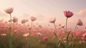 Футаж. Цветы. Поле.mp4