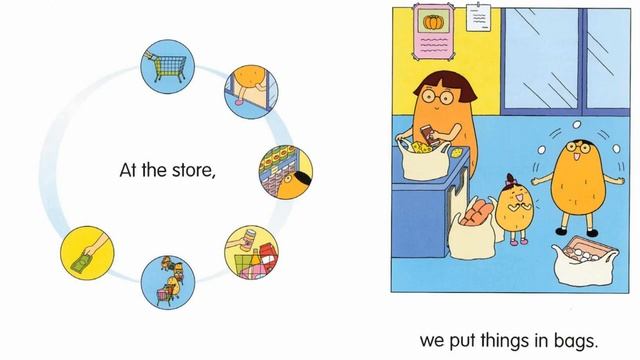 Oxford Potato Pals 2 Book A - At the store - story for kids смотреть онлайн