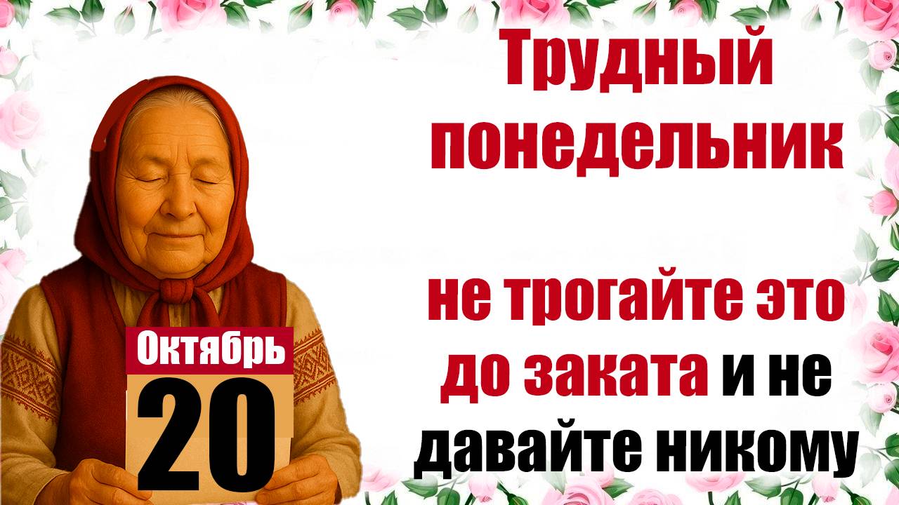 20 октября праздник Артёмьев день: что нельзя делать 20 октября, Народные традиции и приметы дня смотреть онлайн