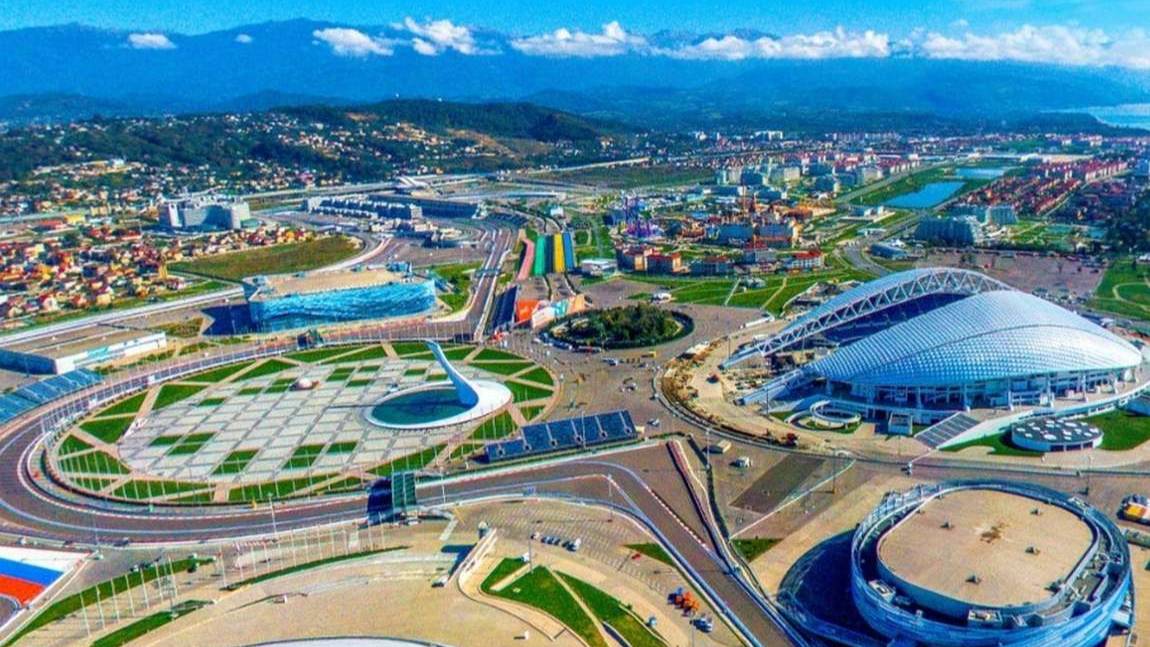 Прогулка по Олимпийскому парку в Сочи. смотреть онлайн