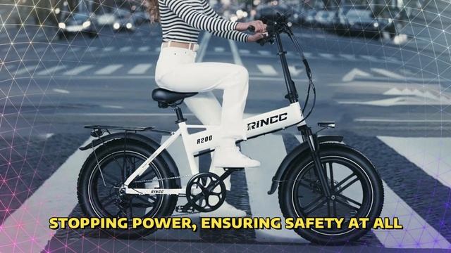 RINCC R200 Electric Bike 750W Powerful Motor 48V 15AH Battery 20*4 Inch All-terrain Tire E-bike