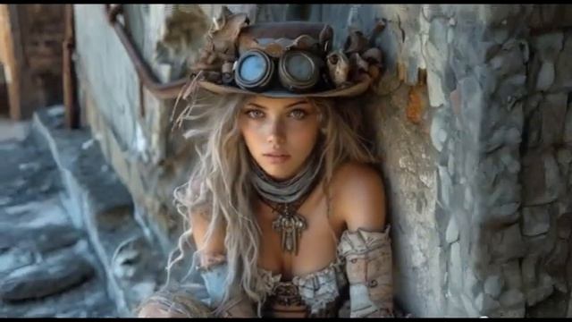 Ai steampunk girls in Retro Future - Beautiful Steampunk City смотреть онлайн